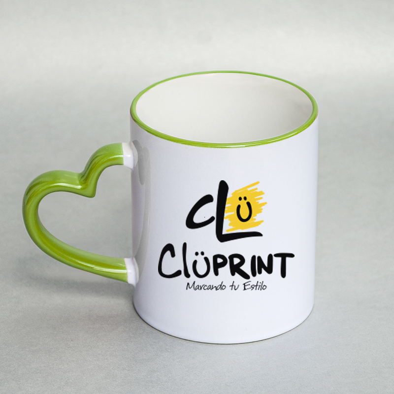 Mug para parejas verde